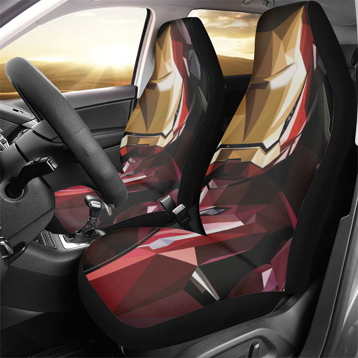 Iron Man Avengers Light Rear Car Seat Covers
