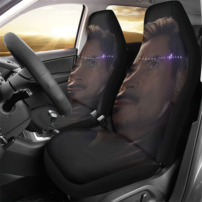 Iron Man Marvel Avengers Endgame Hero Poster Art Rear Car Seat Covers