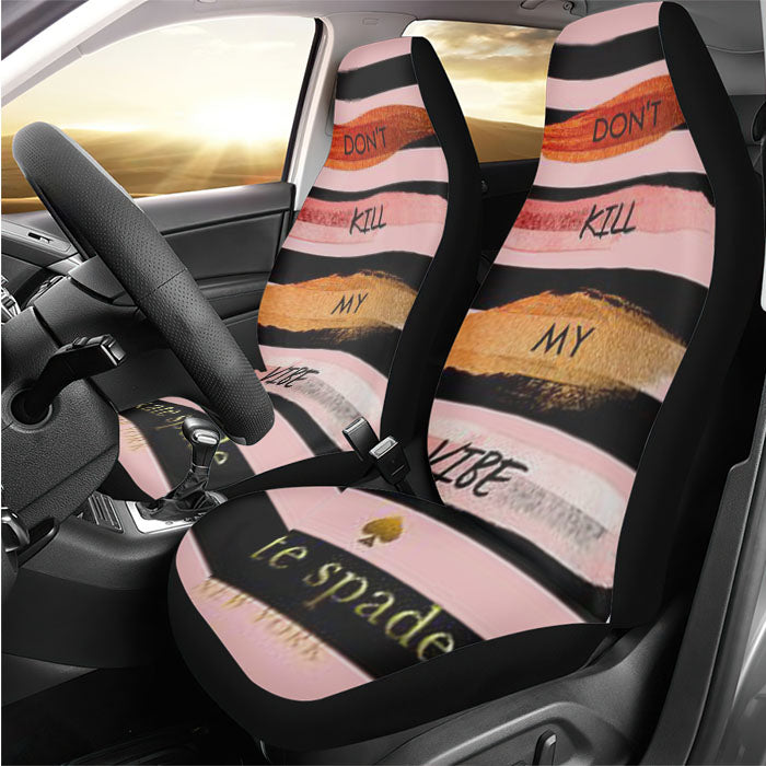 Kate Spade Don'T Kill My Vibe Rear Car Seat Covers