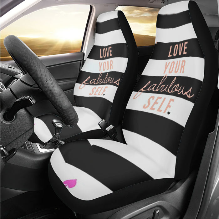 Kate Spade Love Your Fabulous Self Rear Car Seat Covers