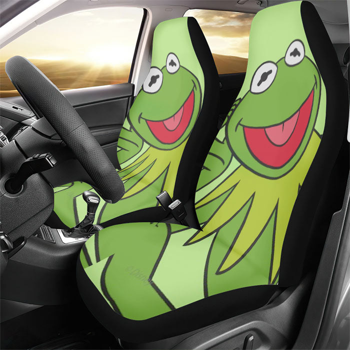 Kermit The Frog Doll Vector Rear Car Seat Covers