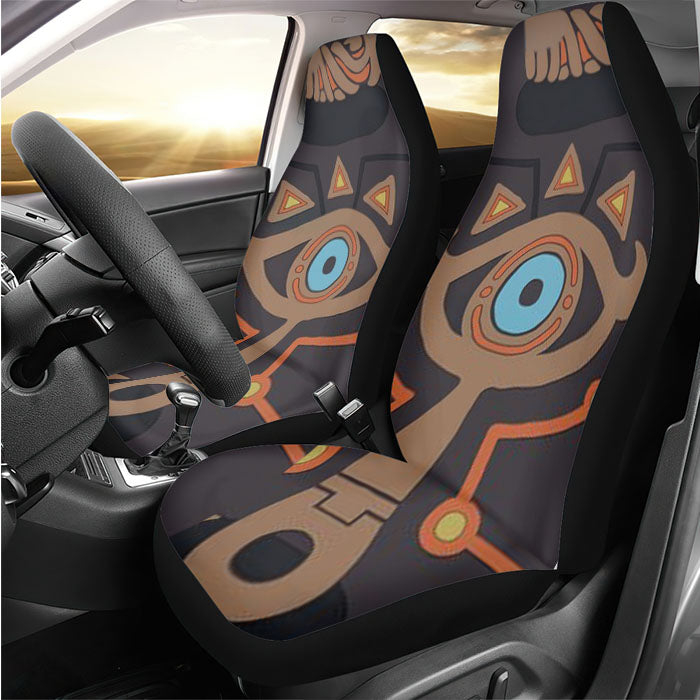 Legend Of Zelda Sheikah Slate Rear Car Seat Covers