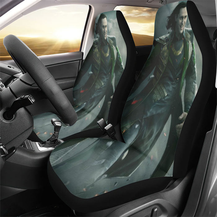 Loki Thor Dark World Rear Car Seat Covers