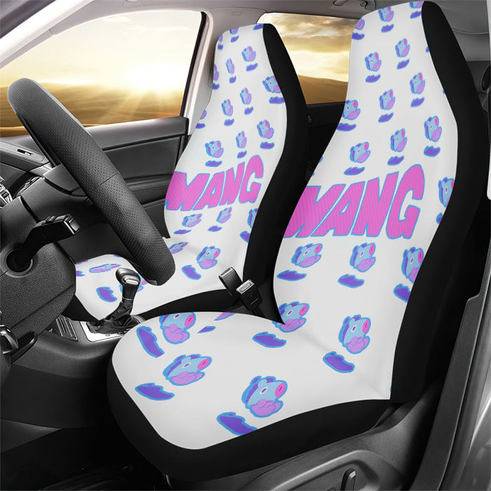 Mang Bts Bt21 Pattern Rear Car Seat Covers