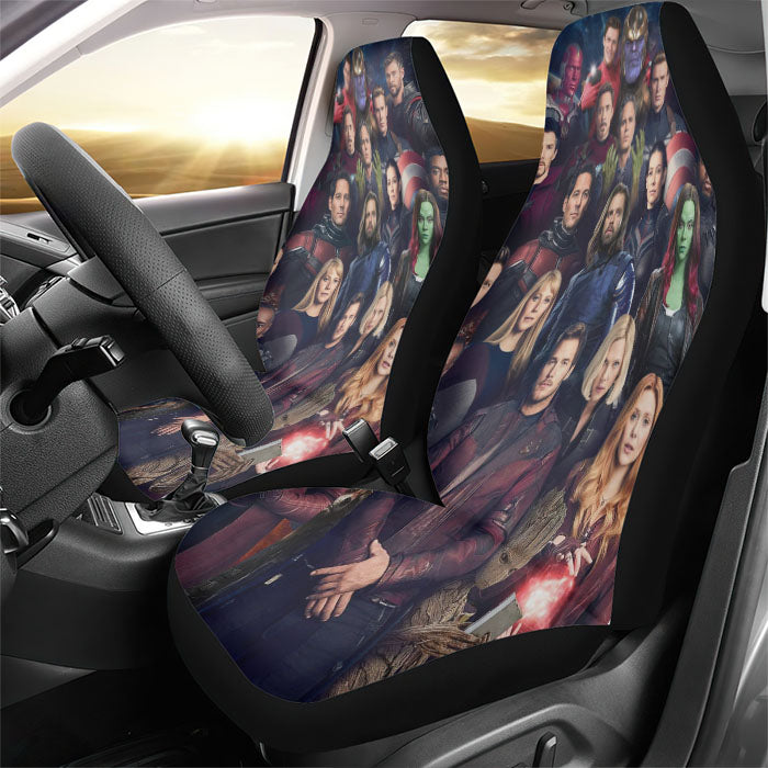 Marvel Avengers Photo Rear Car Seat Covers