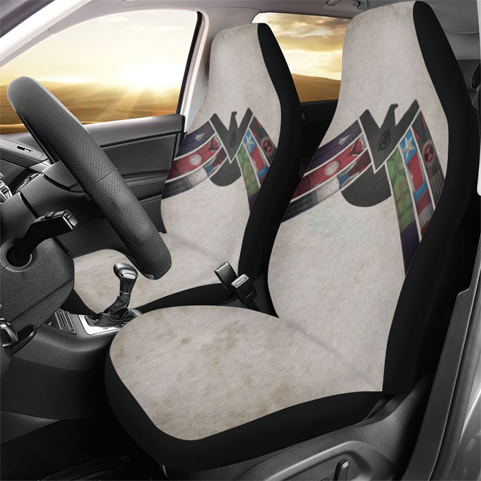 Marvel Shield Avengers Logo Rear Car Seat Covers