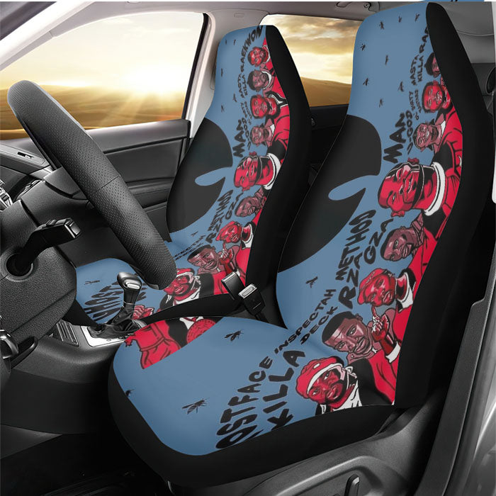 Wu Tang Clan Art Killa Bees Rear Car Seat Covers