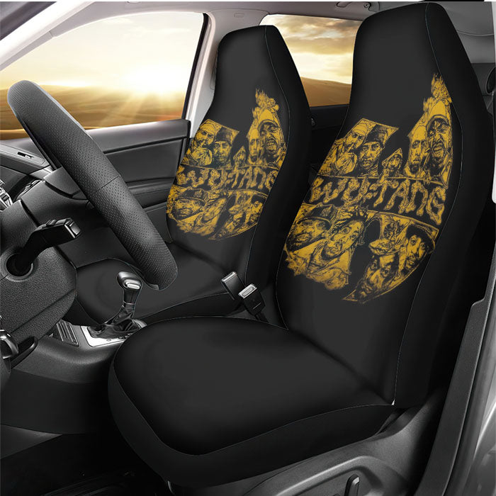 Wu Tang Clan Art Poster Rear Car Seat Covers