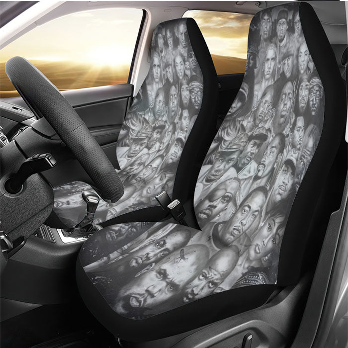 Wu Tang Clan Big Legends Of Rap Rear Car Seat Covers