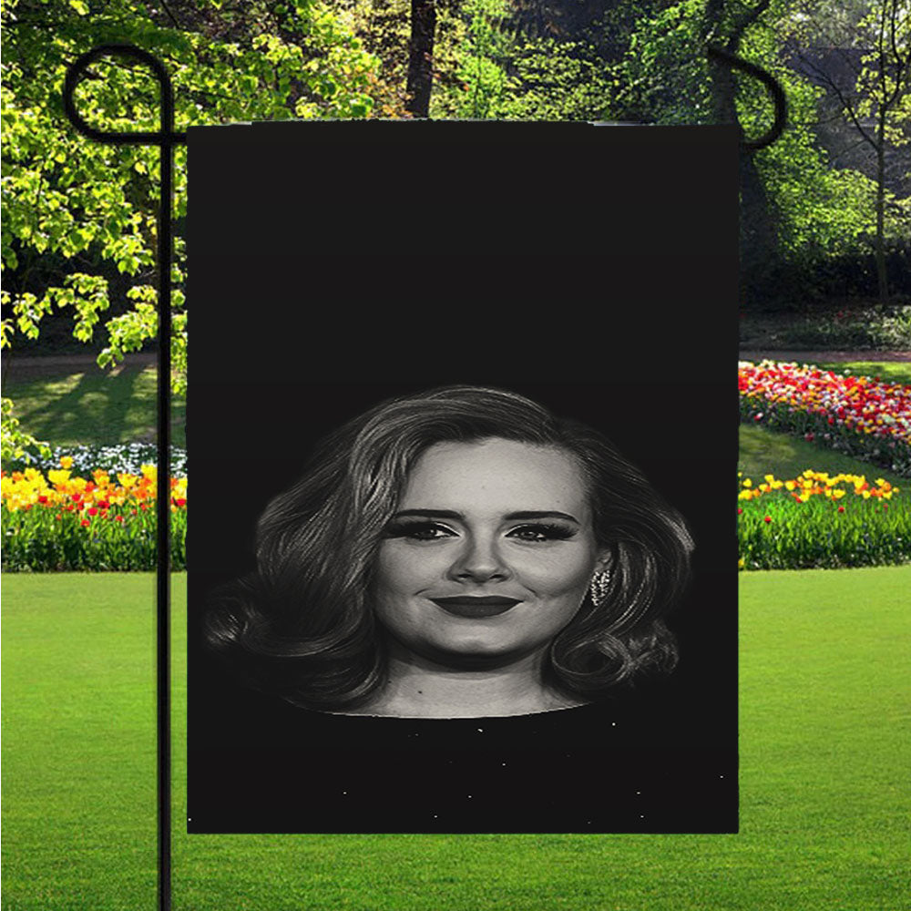 Adele Wallpaper Garden Flags Lawn 12 X 18 Inch
