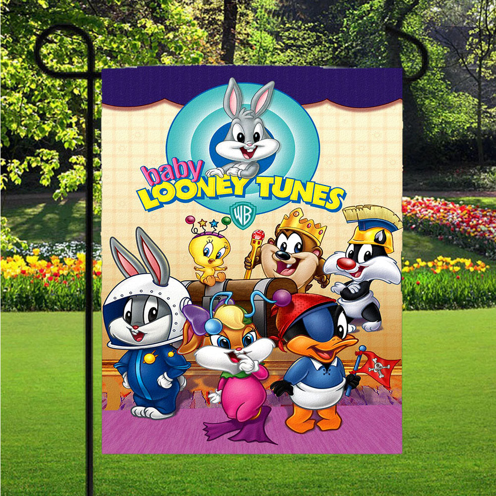 Baby Looney Tunes Movies Poster Garden Flags Lawn 12 X 18 Inch