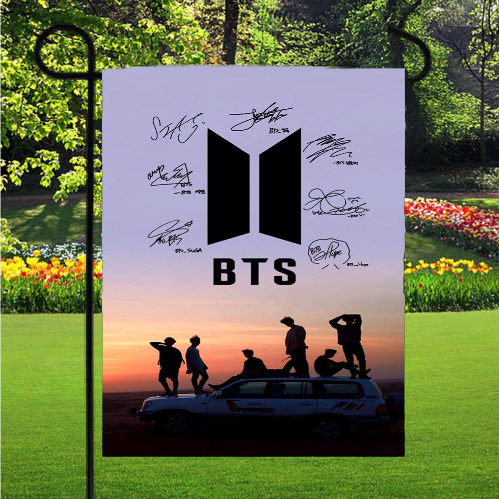 Bangtan Boys Bts Dreaming Days Garden Flags Lawn 12 X 18 Inch