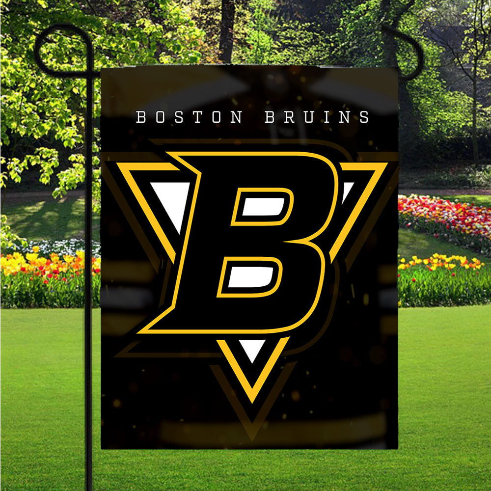 Boston Bruins Hockey Team Garden Flags Lawn 12 X 18 Inch