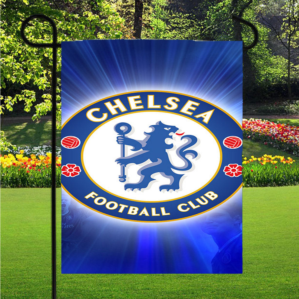 Chelsea Fc Logo Football Wallpaper Garden Flags Lawn 12 X 18 Inch