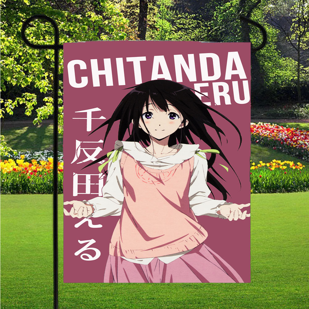 Chitanda Eru V3 Garden Flags Lawn 12 X 18 Inch