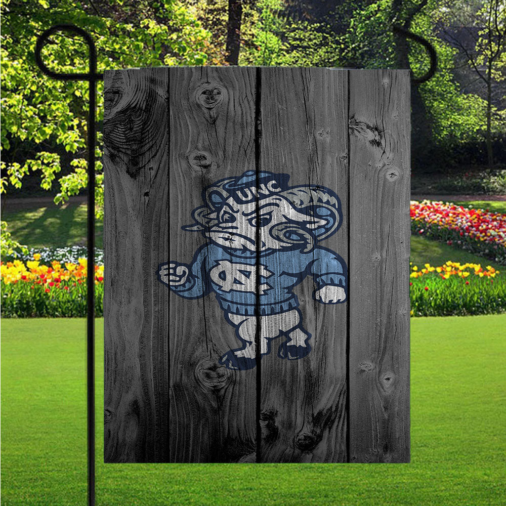 Colosseum North Carolina Tar Heels Strutting Ram Logo Garden Flags Lawn 12 X 18 Inch