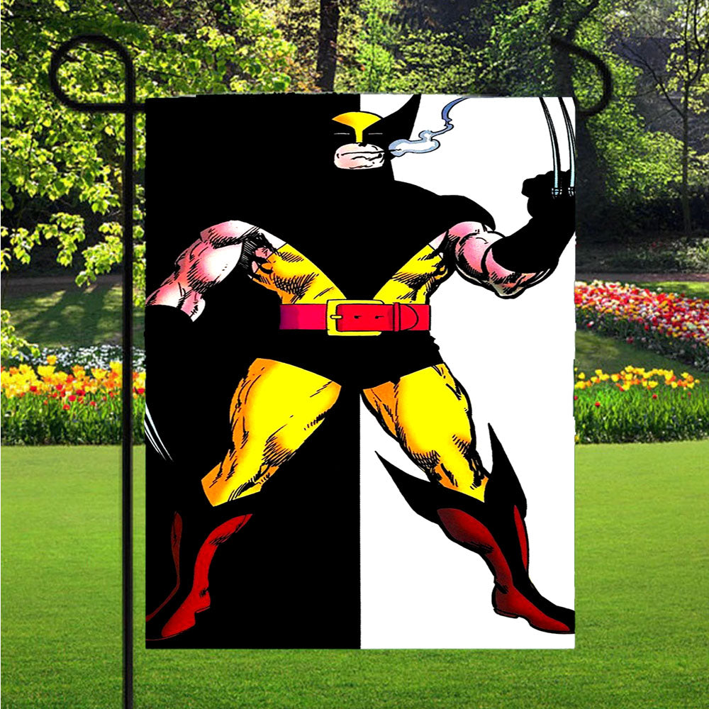 Comics Wolverine Garden Flags Lawn 12 X 18 Inch