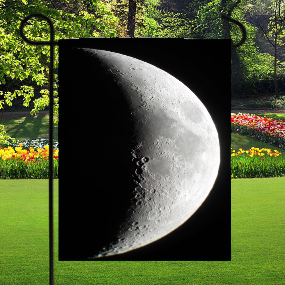 Crescent Moon Garden Flags Lawn 12 X 18 Inch