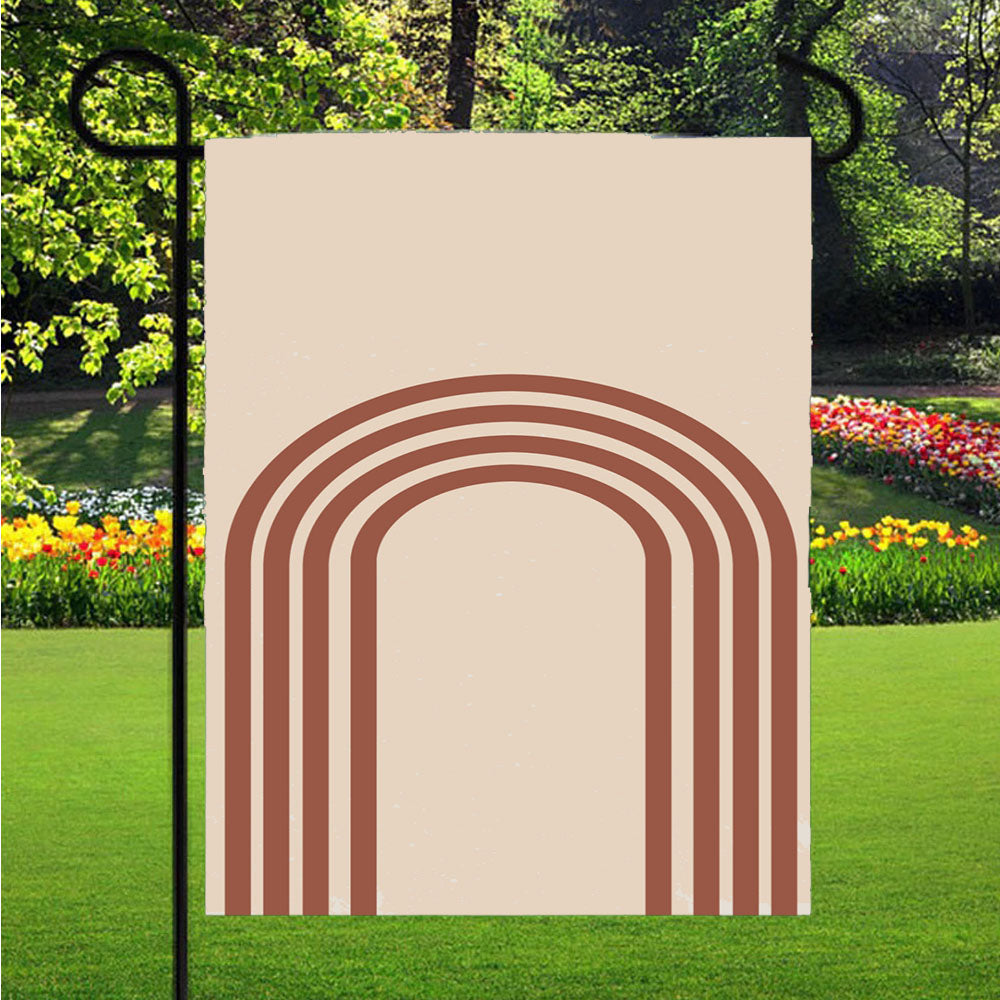 Dustic Rainbow Garden Flags Lawn 12 X 18 Inch