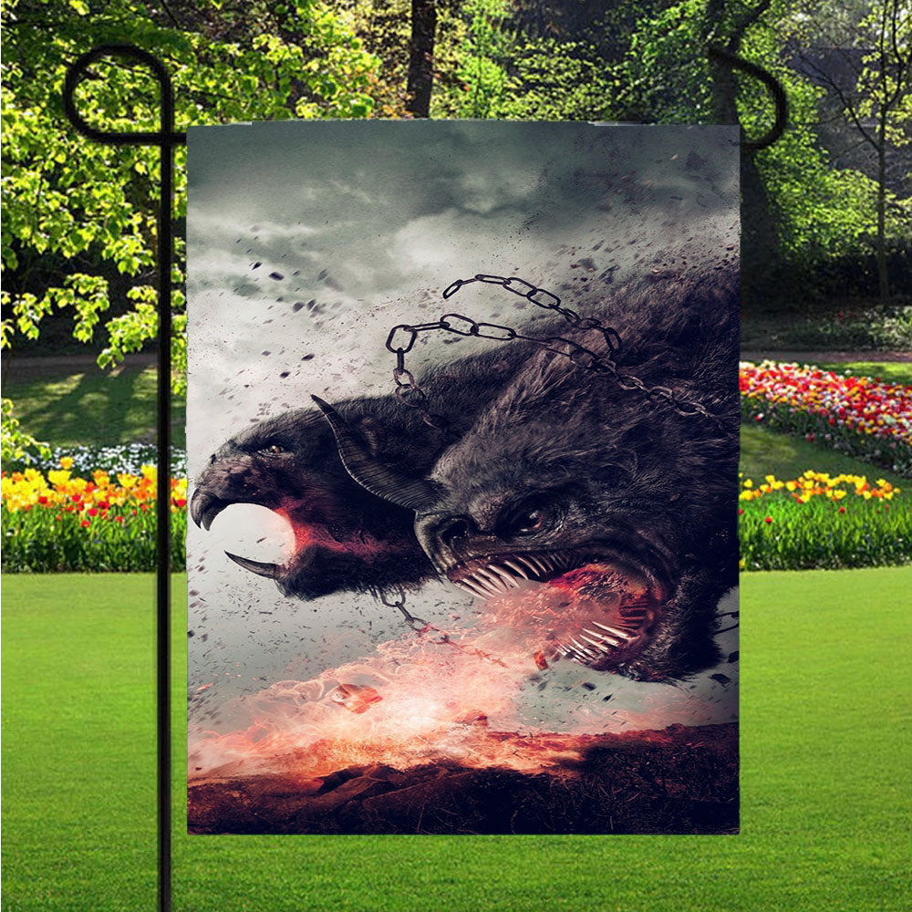 Fantasy Movie Art Illust Hero Paint Blueish Garden Flags Lawn 12 X 18 Inch