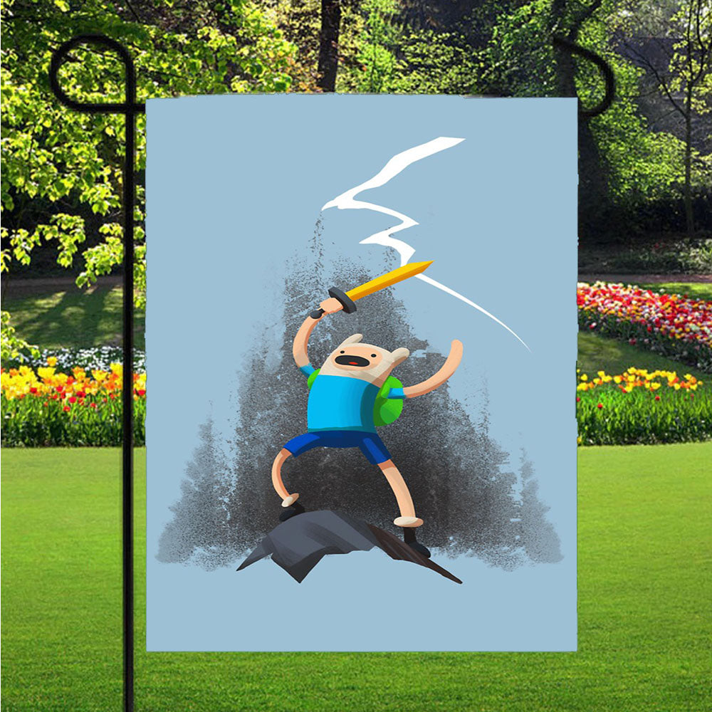 Finn Adventurer Of Zelda Garden Flags Lawn 12 X 18 Inch