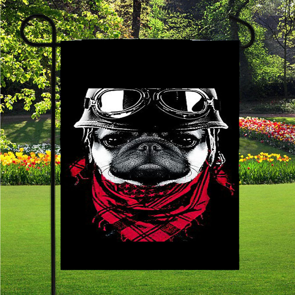 Gangters Dog Garden Flags Lawn 12 X 18 Inch