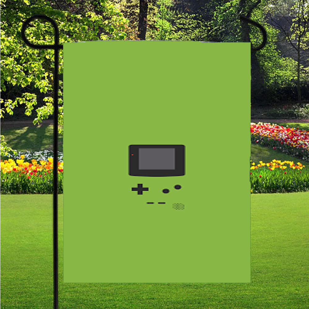 Green Nintendo Gameboy Color Garden Flags Lawn 12 X 18 Inch