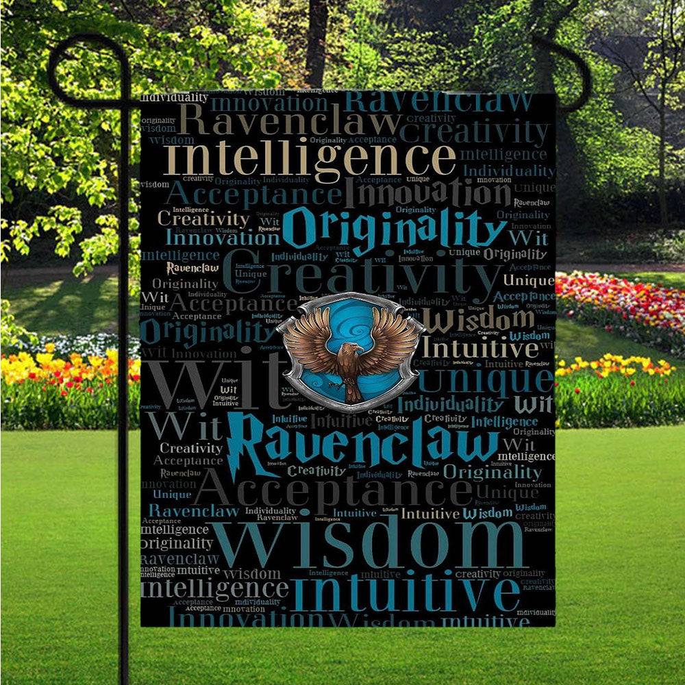 Harry Potter Ravenclaw Quotes Collections Garden Flags Lawn 12 X 18 Inch