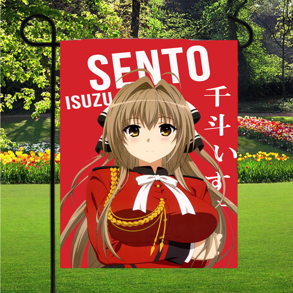Isuzu Sento Amagi Brilliant Park Anime Garden Flags Lawn 12 X 18 Inch