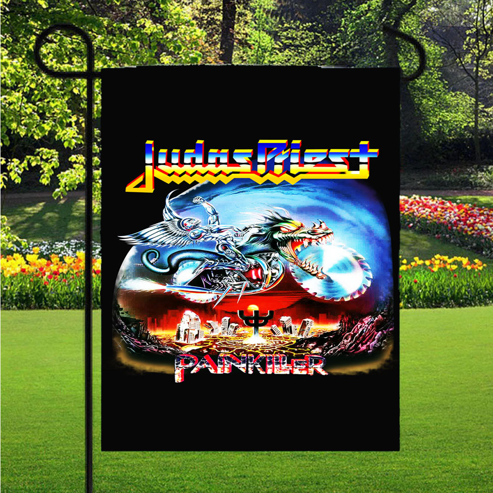 Judas Priest Painkiller Garden Flags Lawn 12 X 18 Inch