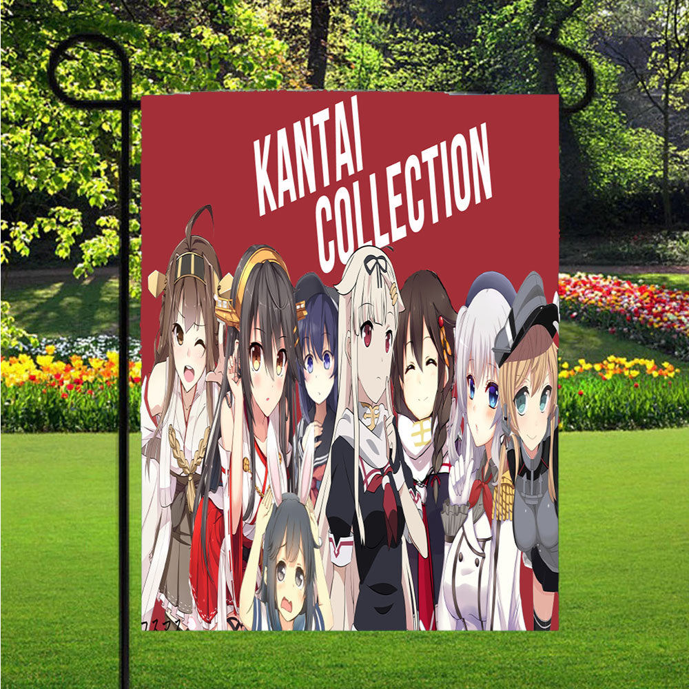Kancolle Kantai Collection All Characters Anime Garden Flags Lawn 12 X 18 Inch