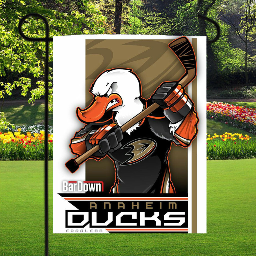 Anaheim Ducks Hockey Garden Flags Lawn 12 X 18 Inch