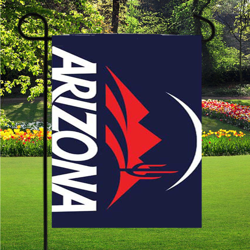 Arizona Wildcats Logo Basic Garden Flags Lawn 12 X 18 Inch