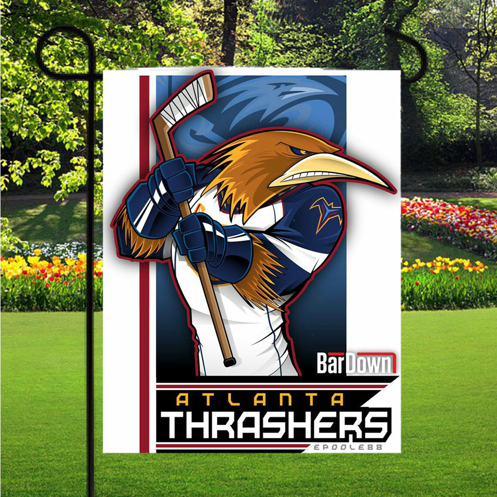 Atlanta Thrashers Garden Flags Lawn 12 X 18 Inch