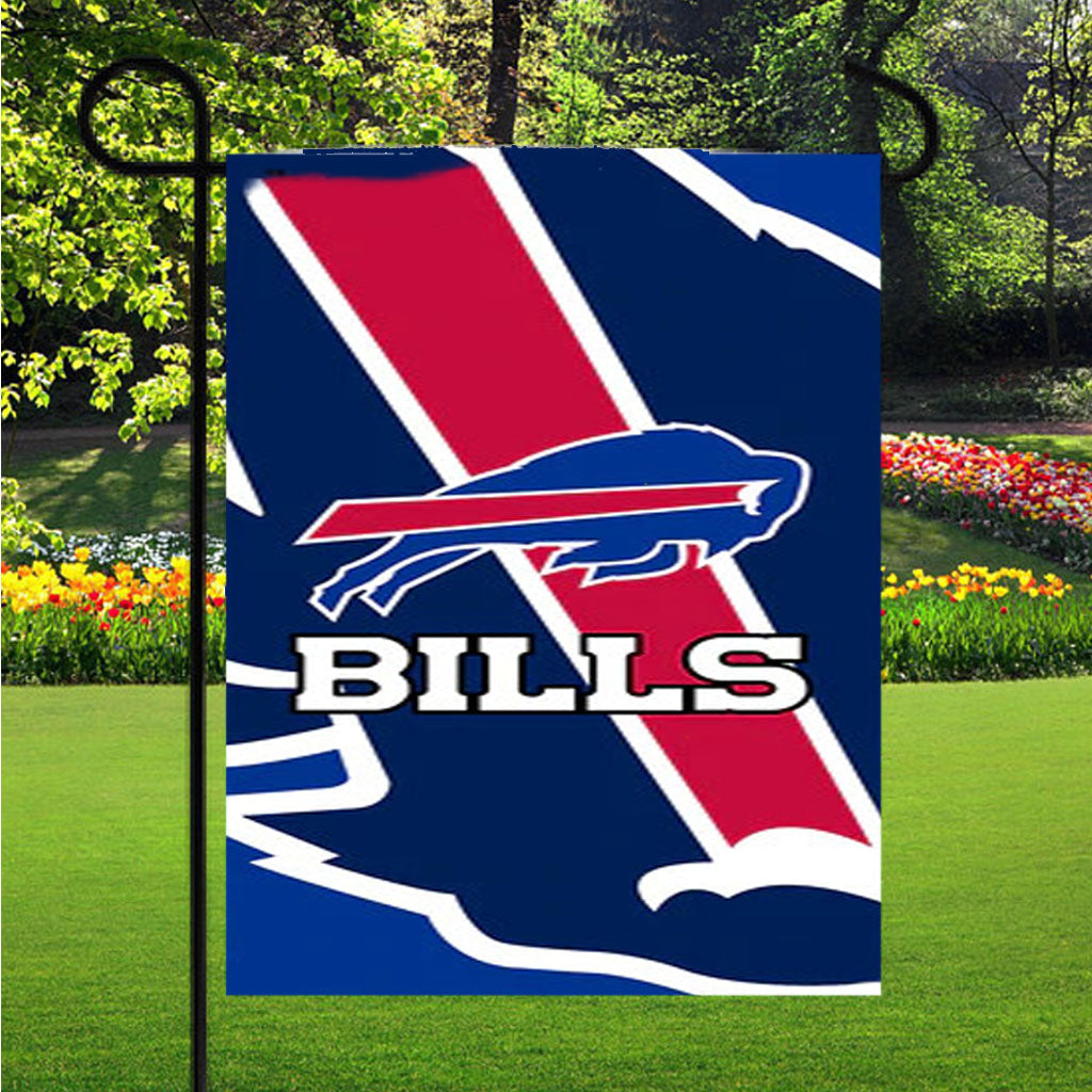 Buffalo Bills Football Team Garden Flags Lawn 12 X 18 Inch