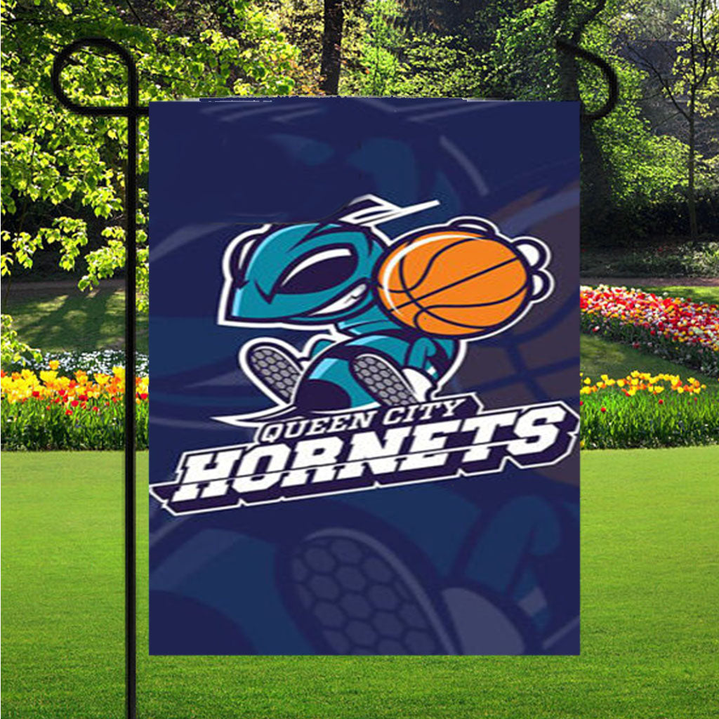 Charlotte Hornets Basketball Garden Flags Lawn 12 X 18 Inch