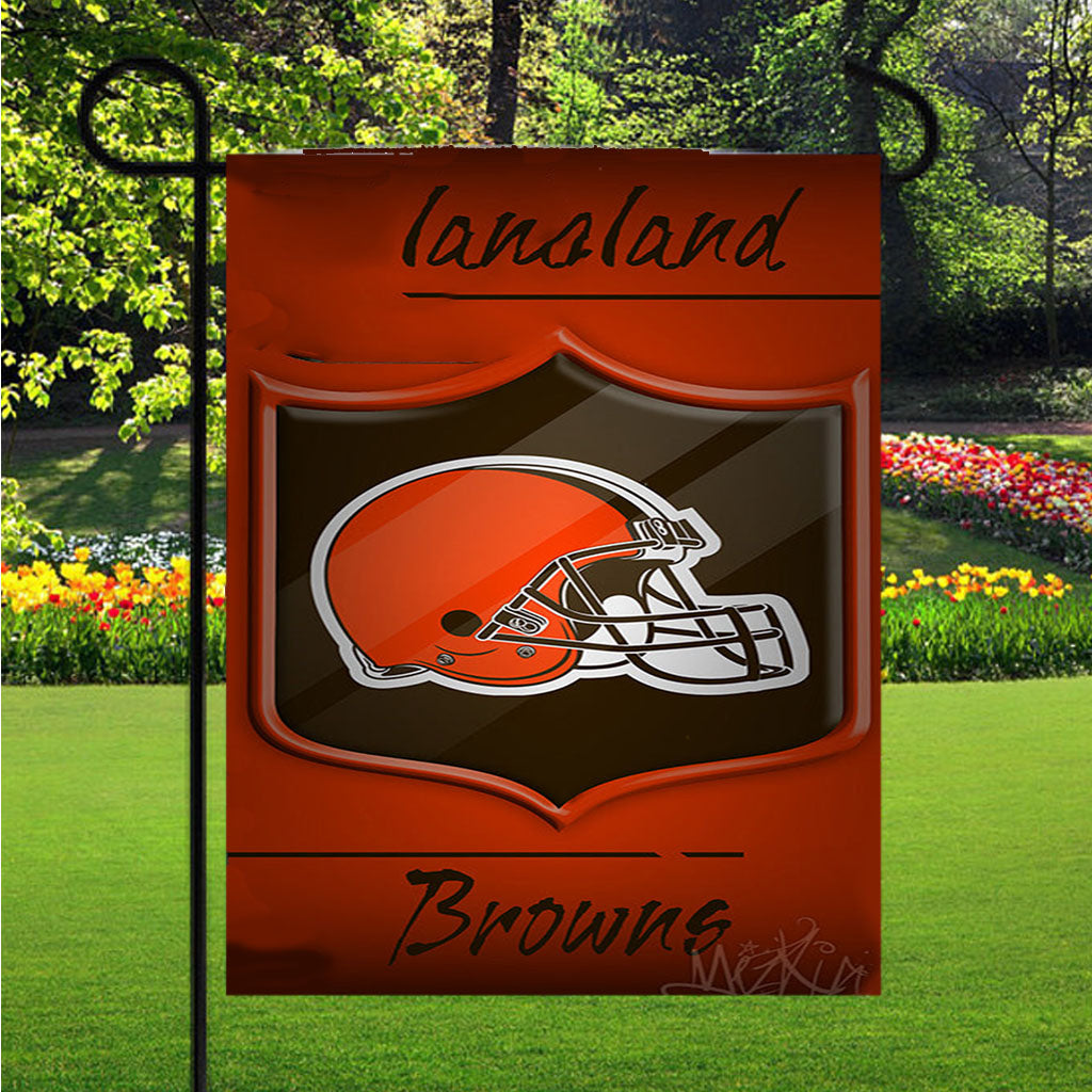 Cleveland Browns Dawg Pound Footbal Garden Flags Lawn 12 X 18 Inch