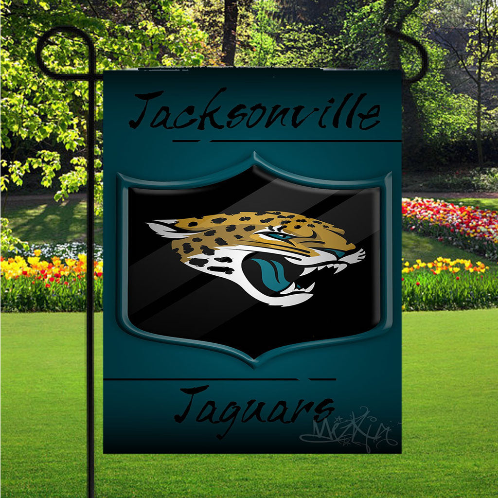 Jacksonville Jaguars, Afc, Leonard Fournette Garden Flags Lawn 12 X 18 Inch