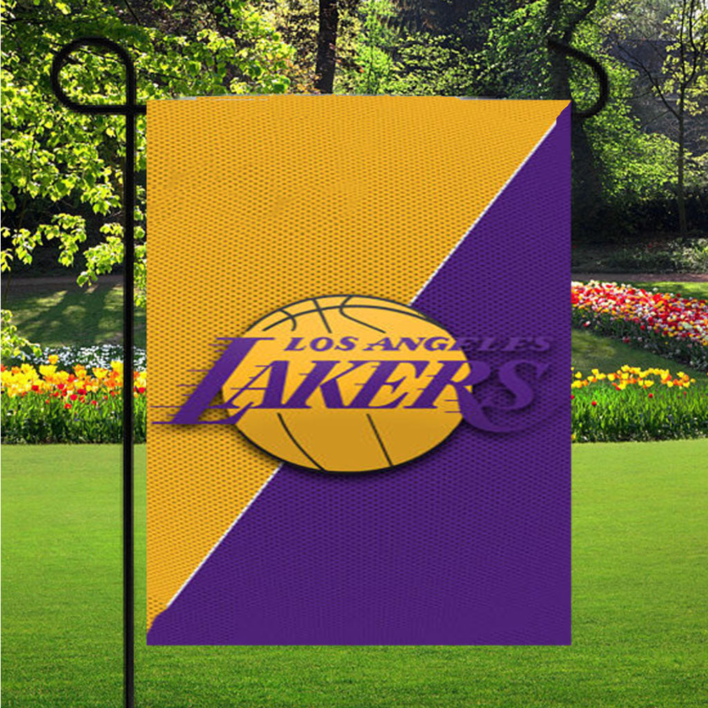 Los Angeles Lakers Icon Garden Flags Lawn 12 X 18 Inch