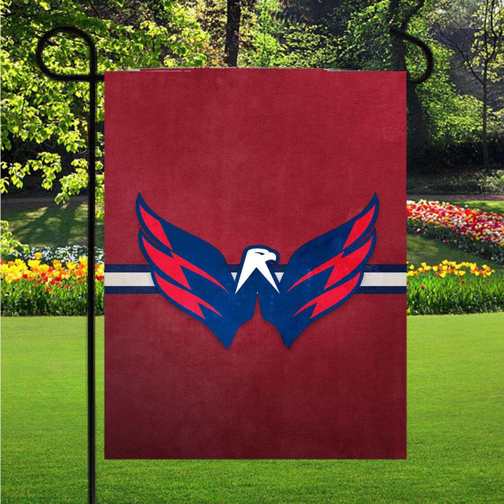 Nhl New Washington Capitals Logo Garden Flags Lawn 12 X 18 Inch