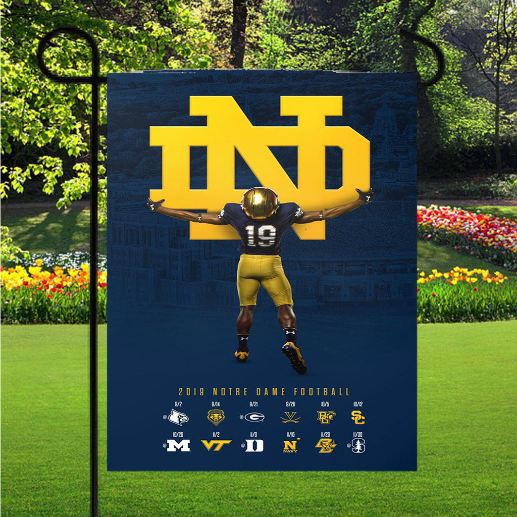 Notre Dame Football Wallpaper Garden Flags Lawn 12 X 18 Inch