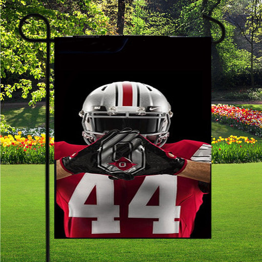 Ohio State Buckeyes Football Garden Flags Lawn 12 X 18 Inch