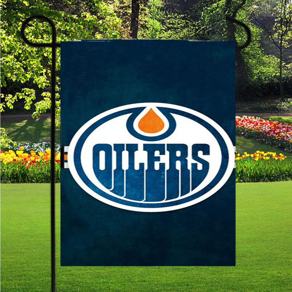 Oilers New Logo Garden Flags Lawn 12 X 18 Inch