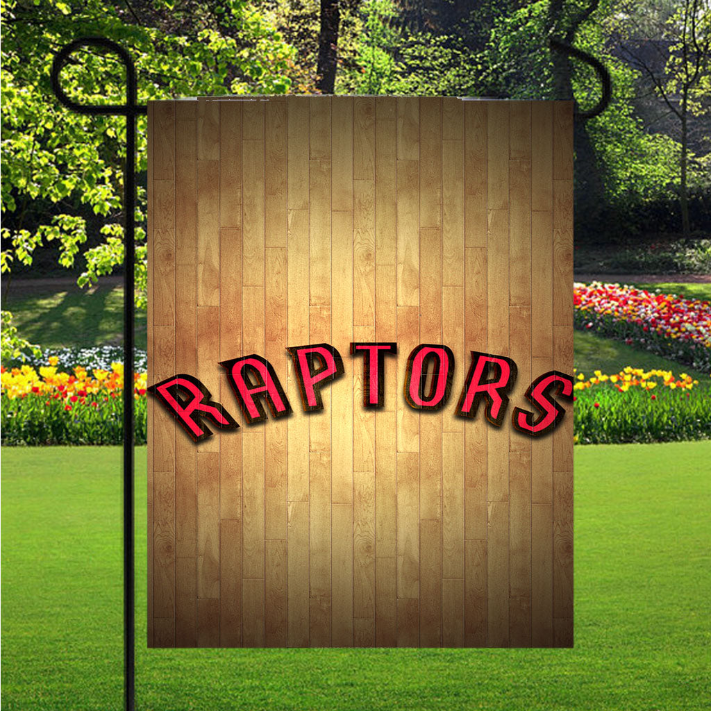 Toronto Raptors Hardwood Garden Flags Lawn 12 X 18 Inch