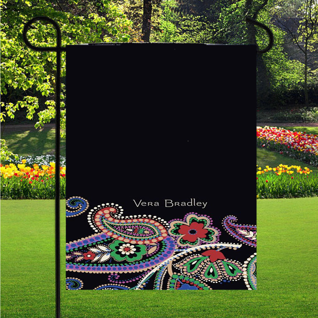Vera Bradley Petal Paisley Design Garden Flags Lawn 12 X 18 Inch