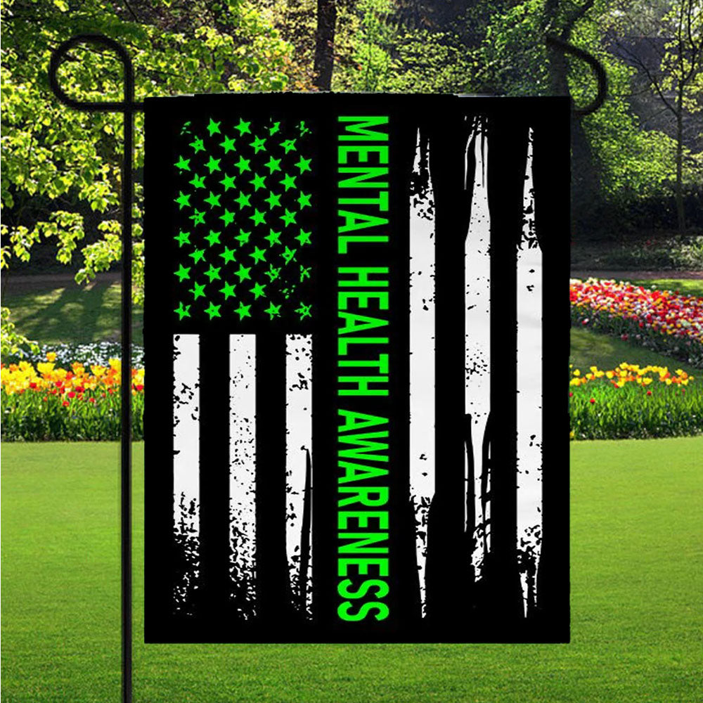 Mental Health Awareness Garden Flags Lawn 12 X 18 Inch