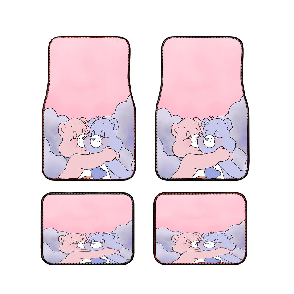 90'S Care Bear Aesthetic In Clouds Car Floor Mats Accessories