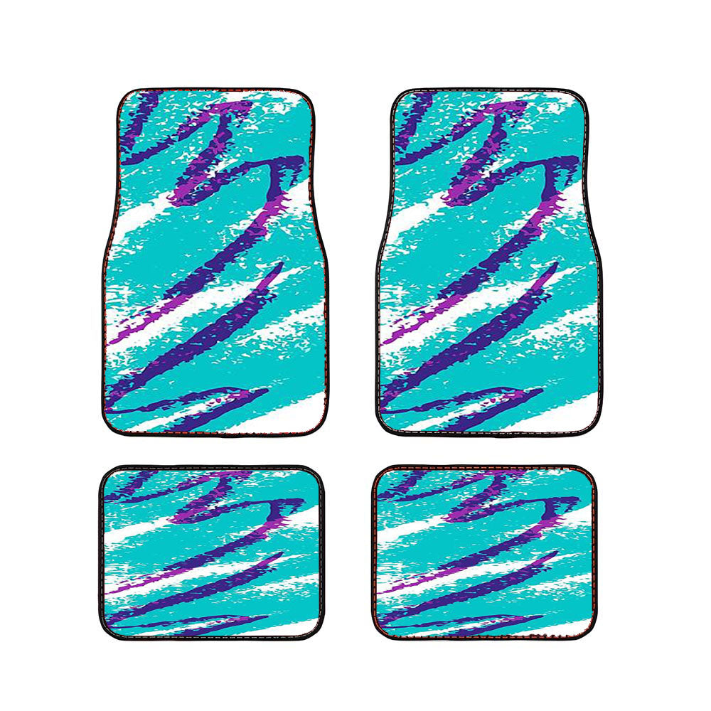 90'S Cup Jazz Pattern Car Floor Mats Accessories