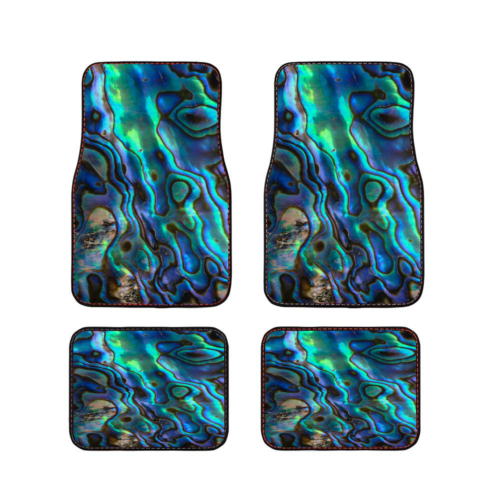 Abalon Liquid Art Material Pattern Car Floor Mats Accessories