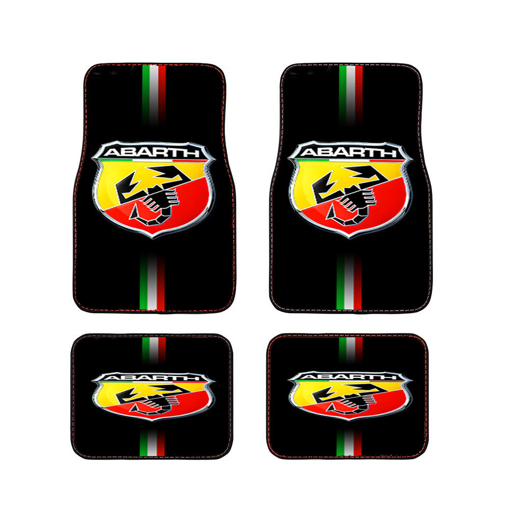 Abarth Racing Car Logo Car Floor Mats Accessories